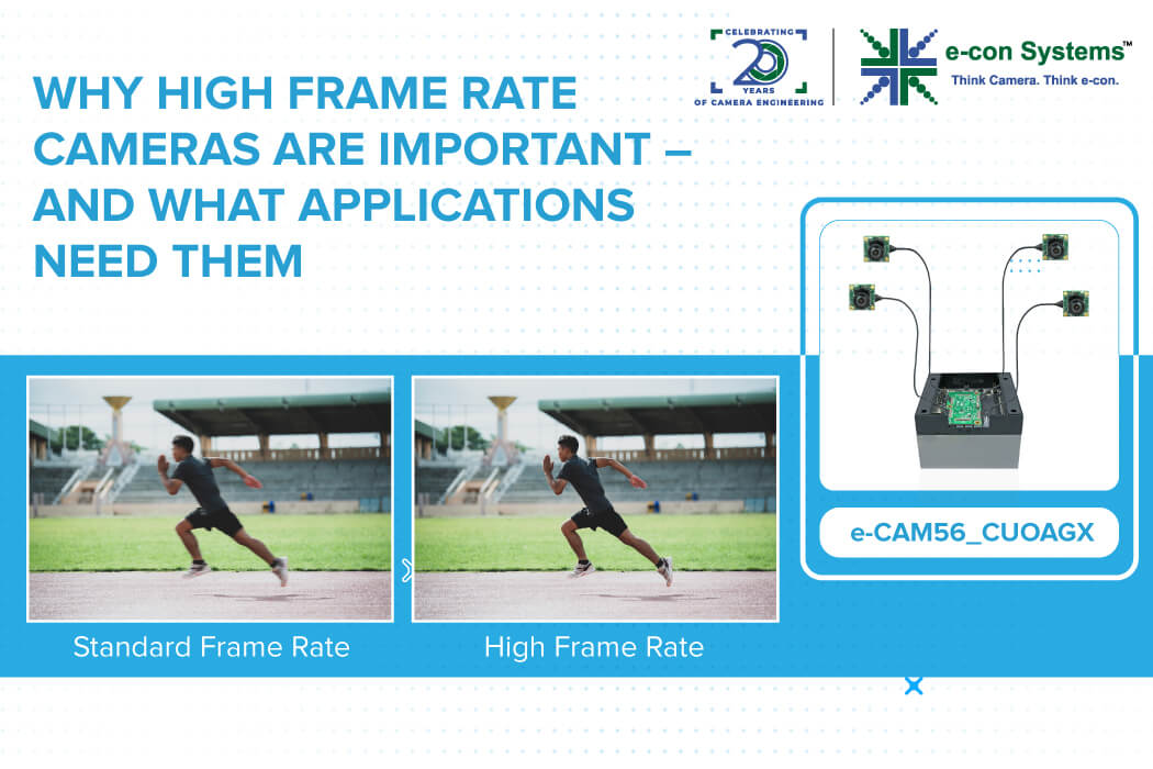 Why high frame rate cameras are important and what applications need them