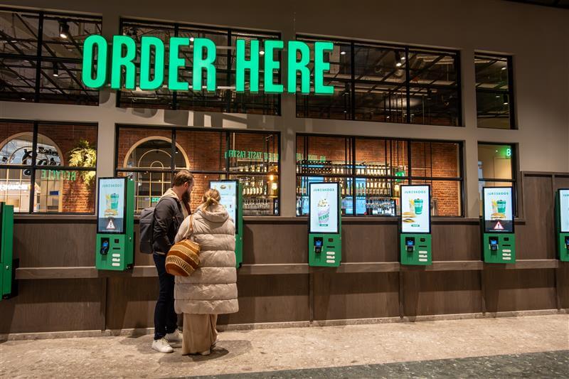 Self-ordering kiosks