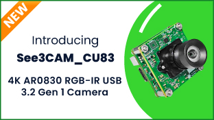 4K AR0830 RGB-IR USB 3.2 Gen 1 Camera