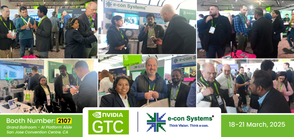 e-con Systems Showcased AI-Powered Imaging Solutions at NVIDIA GTC 2025