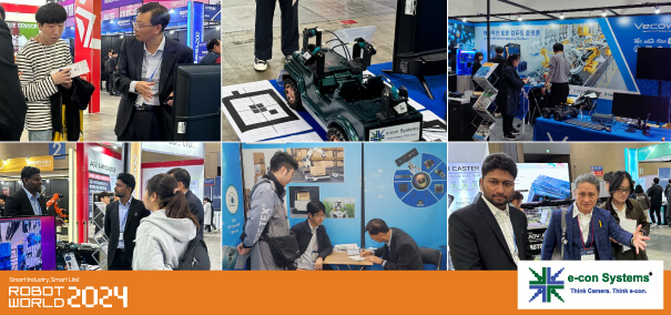 e-con Systems® Showcases Innovative Vision Solutions at Robot World 2024, South Korea