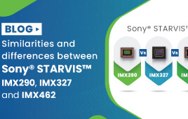 Similarities and differences between Sony STARVIS IMX290, IMX327, and IMX462