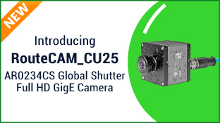 RouteCAM_CU25_IP67 - AR0234CS Global Shutter Full HD GigE Camera